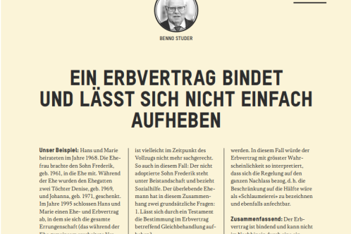 Beitrag im Magazin 50plus (Ausgabe 4/2026)